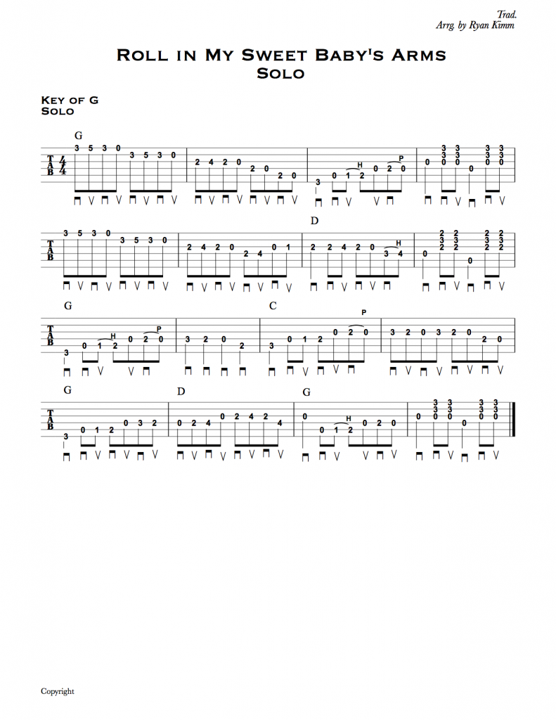 Patience sheet music for guitar (tablature, play-along) v3