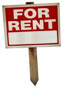 rent sign