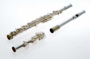 disassembled flute
