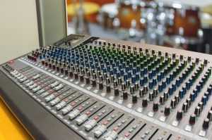 recording studio mixer