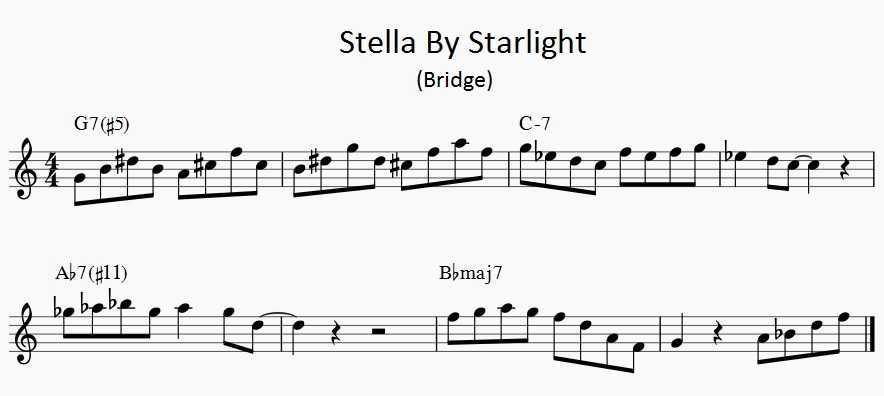 stella by starlight bridge improv example