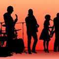 jazz band silhouette