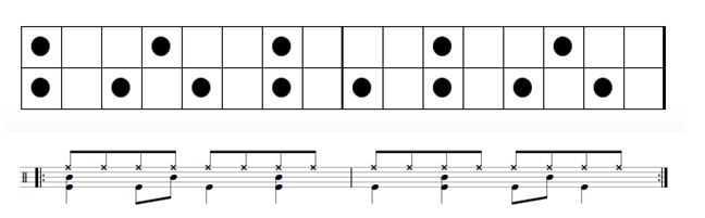 bossa nova drum beat exercise