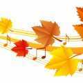 musical leaves fall