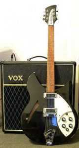 rickenbacker guitar with vox amp