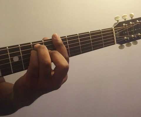 A power chord guitar fret