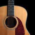 acoustic guitar close up