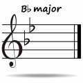 key signatures Bb Major