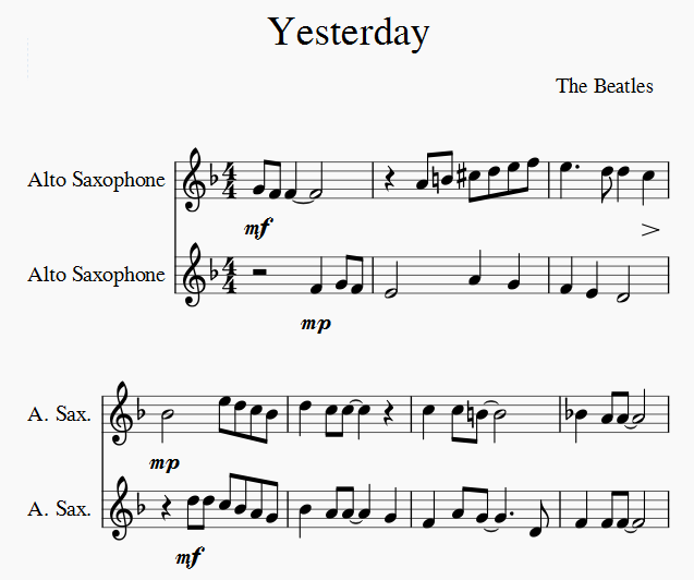 Benefits of Playing Saxophone Duets in Lessons