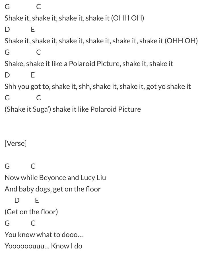 outkast chords