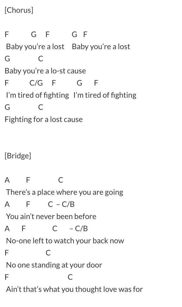 beck lyrics