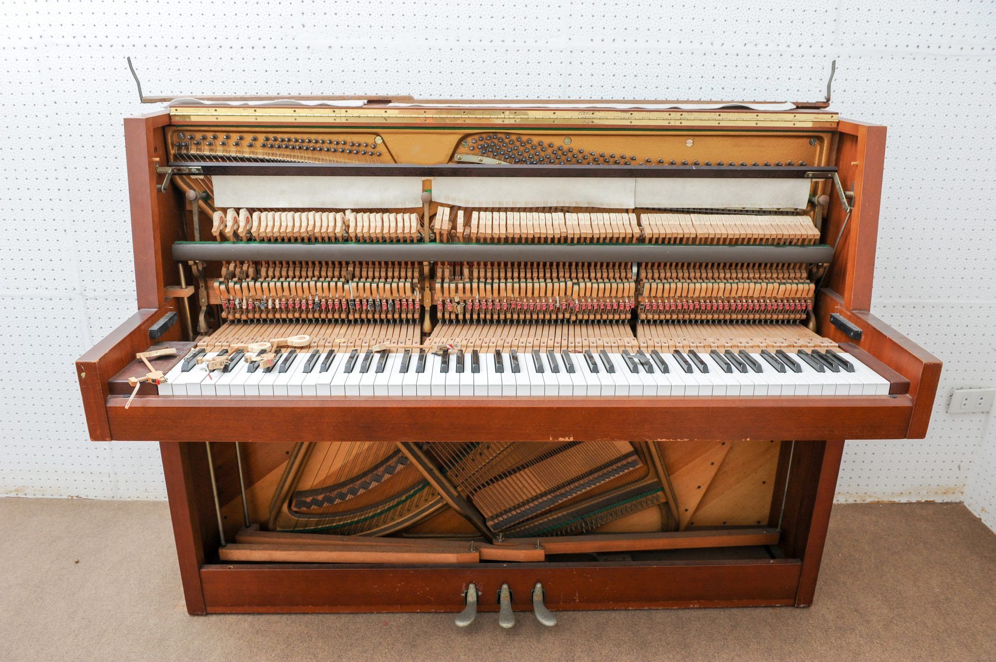 interior of piano