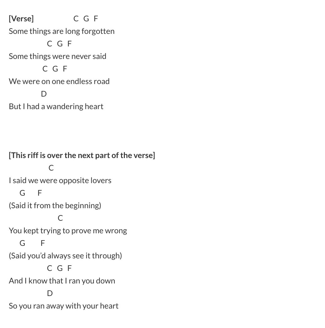 haim chords