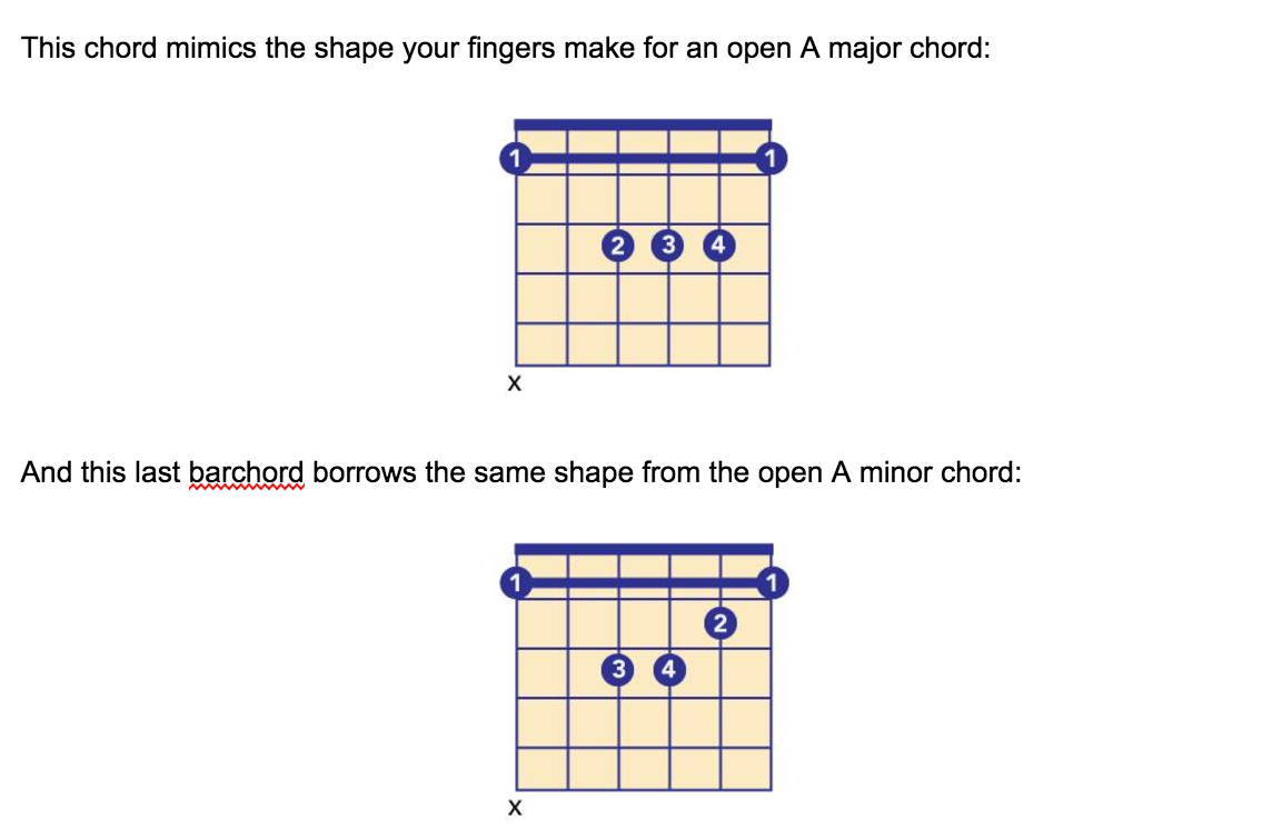 bar chords