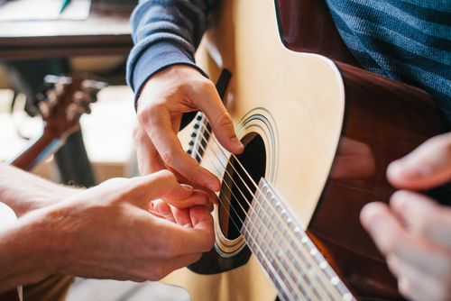 strumming