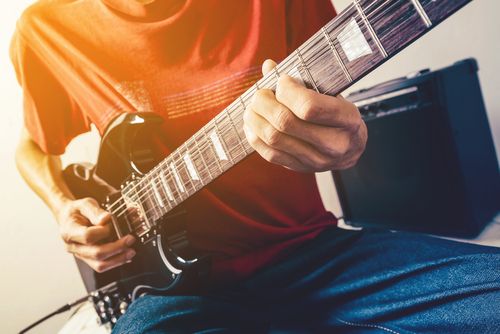guitar playing