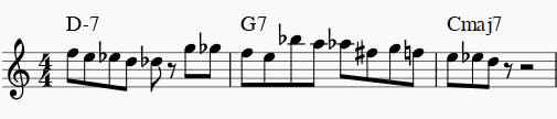 jazz chromatic exercise